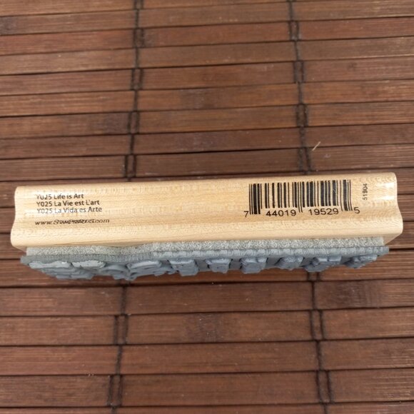 Lot 2 Saying Rubber Stamps Hampton Art Life Is Pretty Amazing Stampendous - Picture 5 of 8